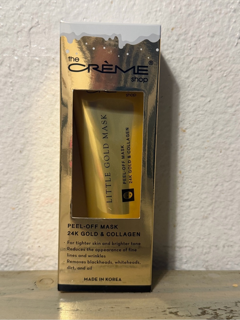 The Crème Shop Little Gold Peel-Off Mask — Gold Radiance